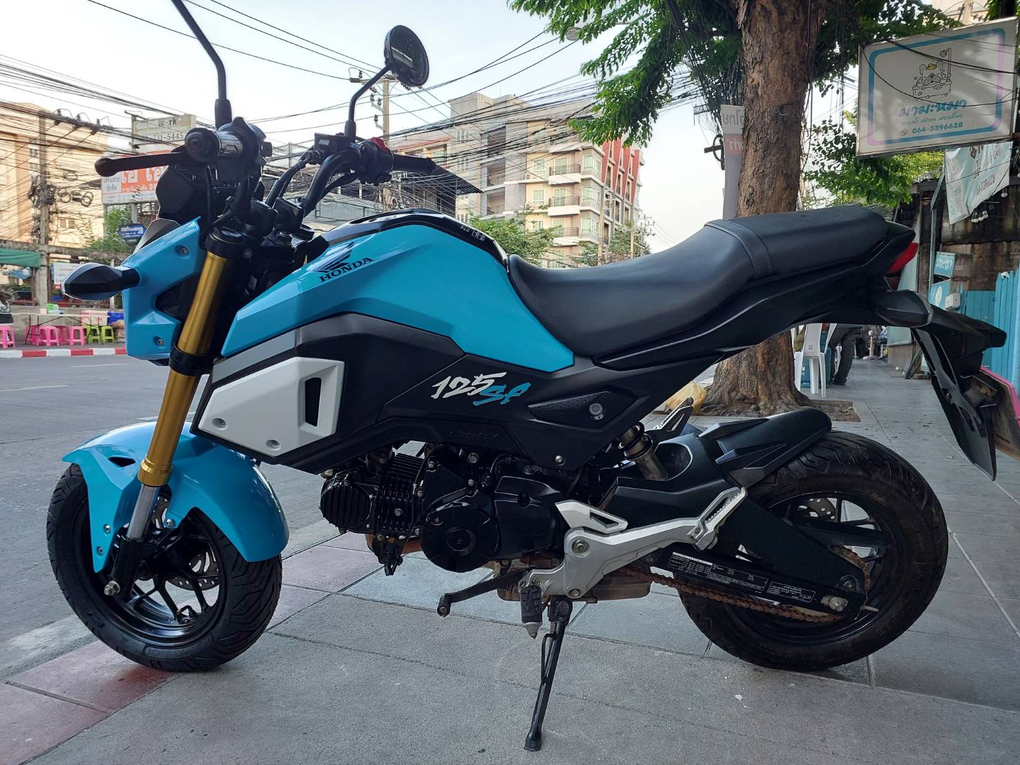 (ปิดขายแล้ว)) msx sf สีน้ำเงินตัวใหม่ สีนี้สวยหายาก จดทะเบียนปี 2562 เครื่องดี สีสวย