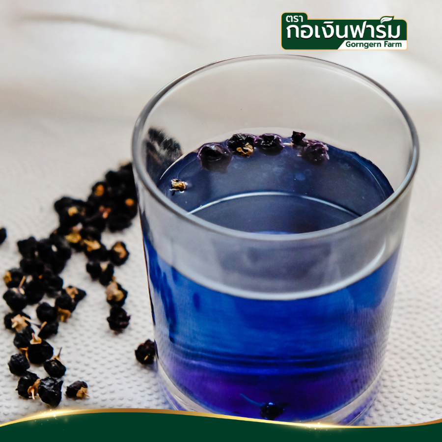 Grongern Farm Black Goji Berry เก๋ากี๋ดำ 200 กรัม ผสมเครื่องดื่ม อาหาร กอเงิน ฟาร์ม