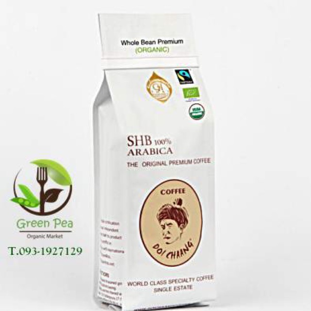 กาแฟเมล็ดดอยช้าง เมล็ดกาแฟพรีเมี่ยม ออแกนิกส์ดอยช้าง # 8856709000481...