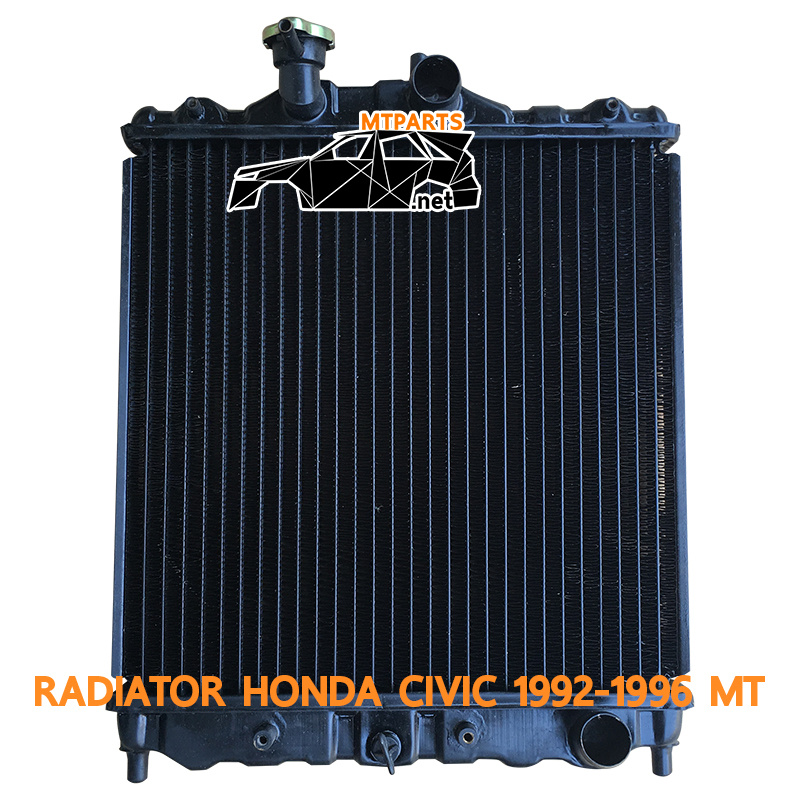 หม้อน้ำ RADIATOR HONDA CIVIC 1992-1995 ทองแดง เกรดส่งออก ทองแดง COOPER