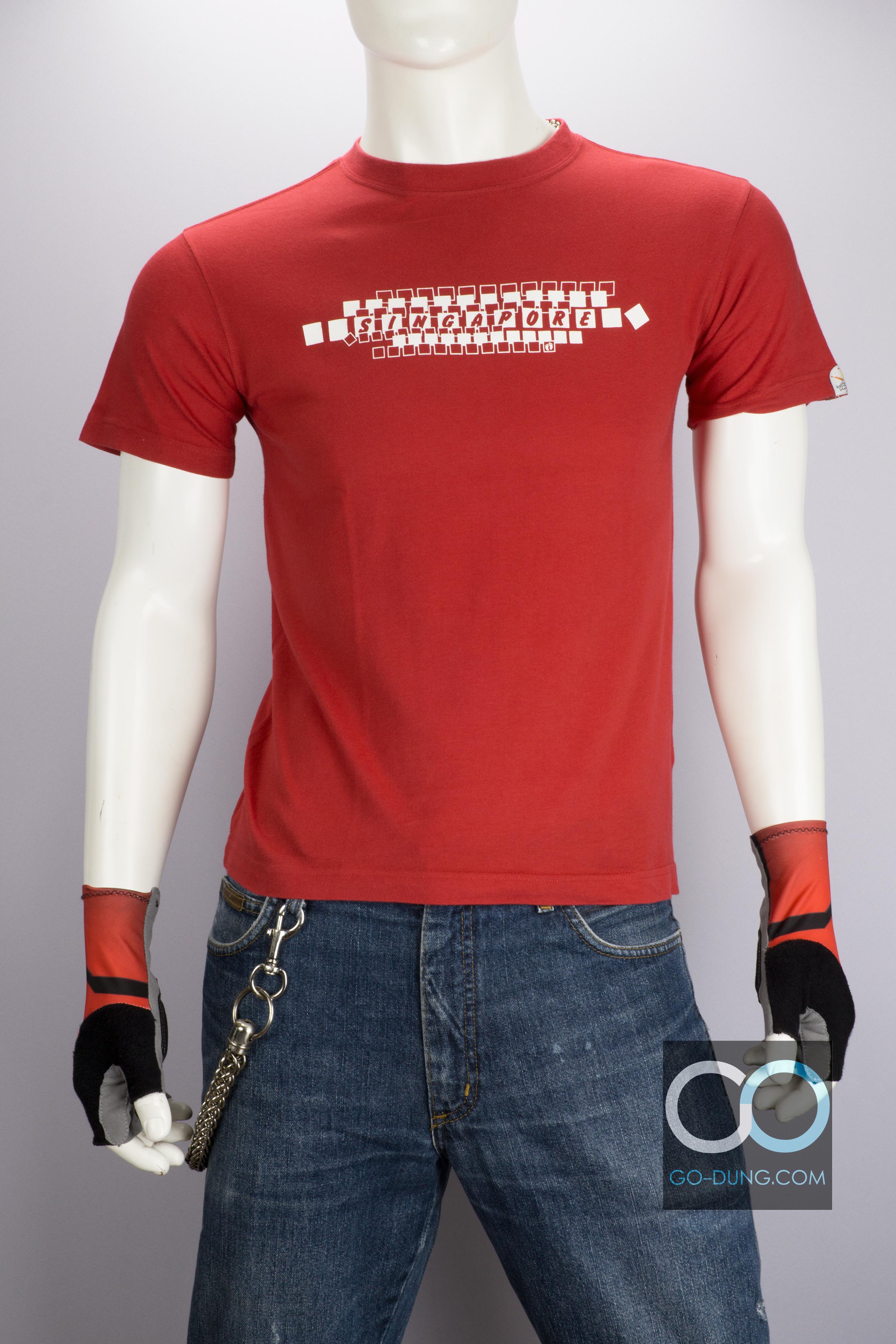 เสื้อยืดมือสอง HANGTEN : SINGAPORE ผ้า 100 คอตตอน