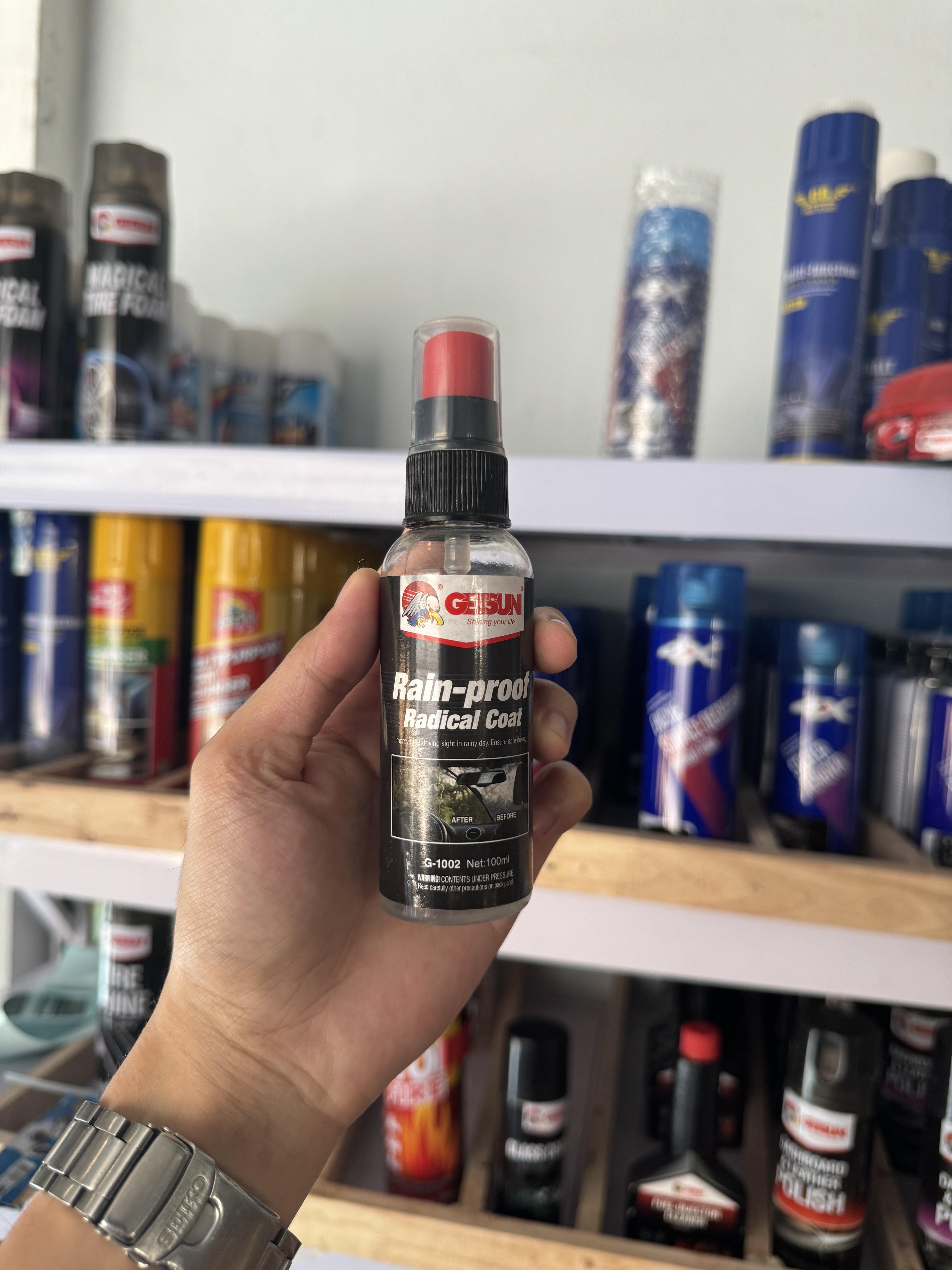 GETSUN Rain-Proof Radical Coat น้ำยาเคลือบกระจก เสปรย์เคลือบกระจกกันน้ำ 100 ml.