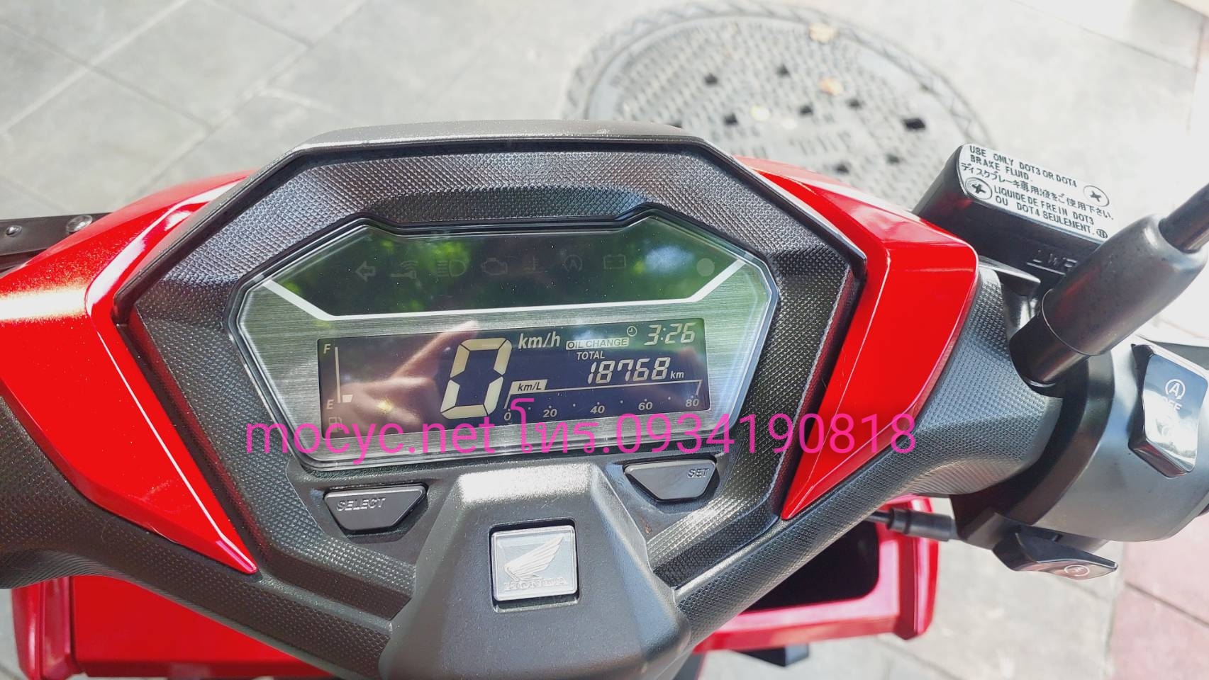 (ปิดการขายครับ) click 160 สีแดง ปี 2023 สภาพสวย