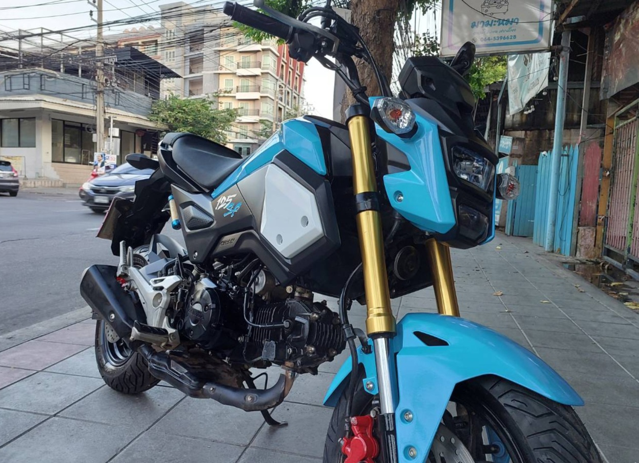 (ปิดขายแล้ว)) msx sf สีน้ำเงินตัวใหม่ สีนี้สวยหายาก จดทะเบียนปี 2562 เครื่องดี สีสวย