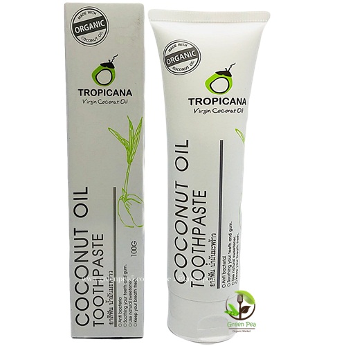 ยาสีฟันน้ำมันมะพร้าว COCONUT OIL TOOTHPAST 100 g.