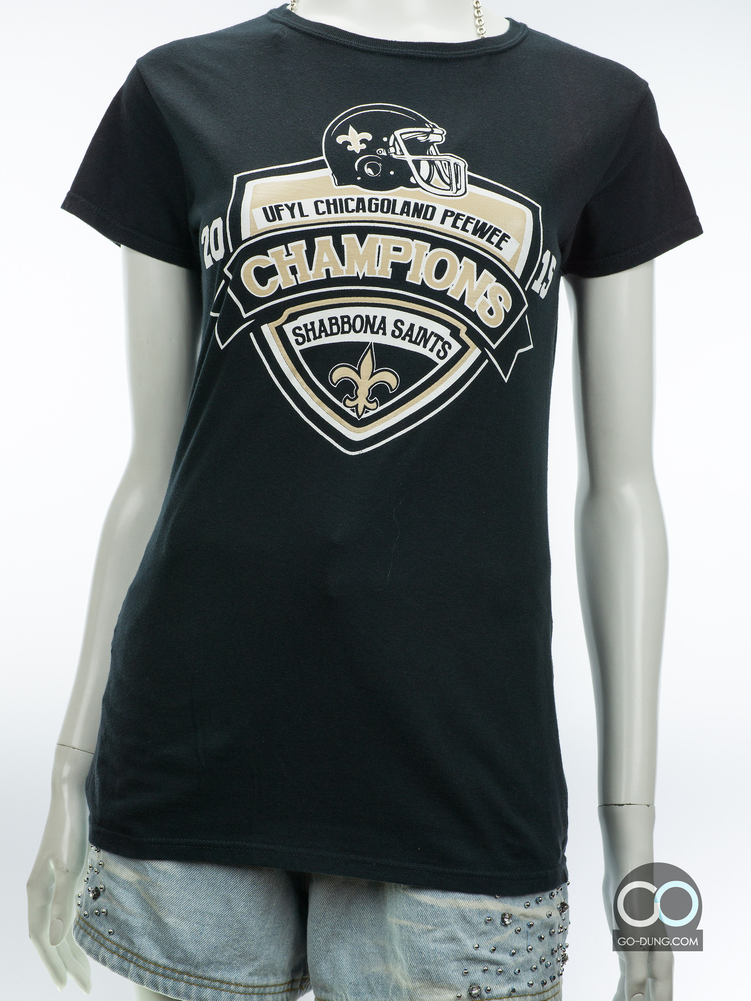 เสื้ออเมริกันฟุตบอลมือสอง GILDAN : UFYL CHICAGOLAND PEEWEE CHAMPIONS ผ้า 100 คอตตอน