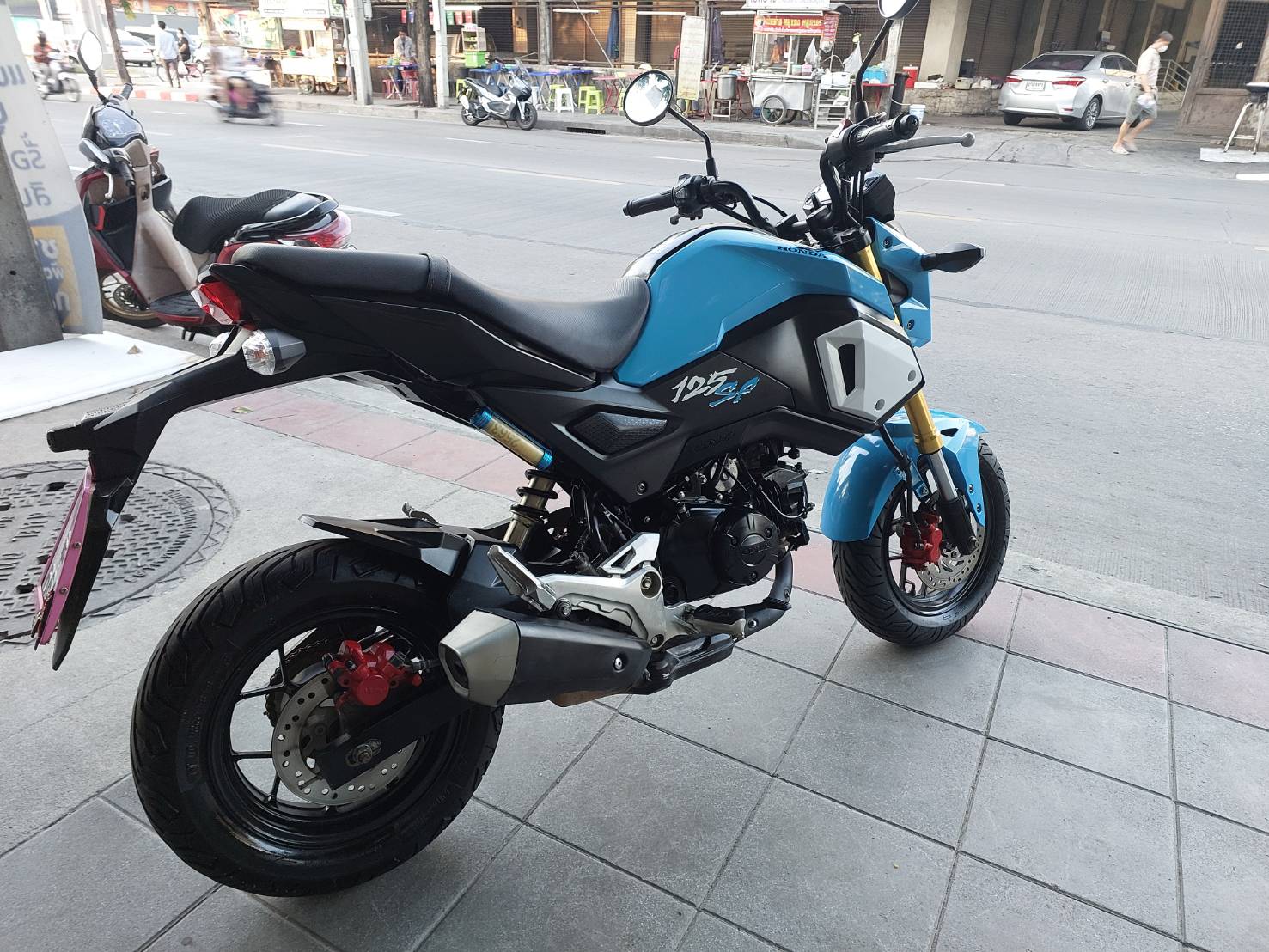 (ปิดขายแล้ว)) msx sf สีน้ำเงินตัวใหม่ สีนี้สวยหายาก จดทะเบียนปี 2562 เครื่องดี สีสวย