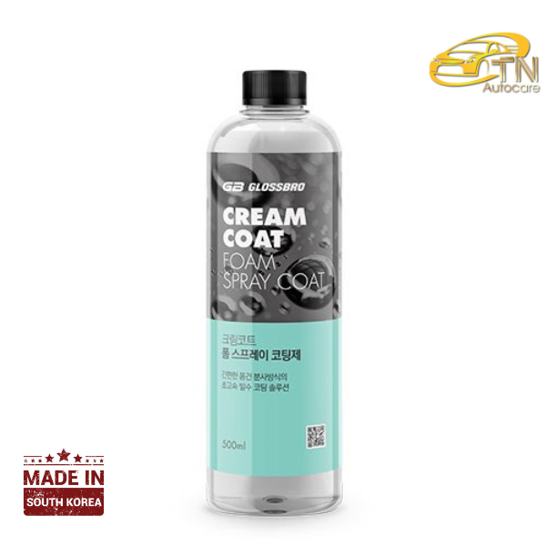 GLOSSBRO Cream Coat, น้ำยา Foam spray coat 500ml