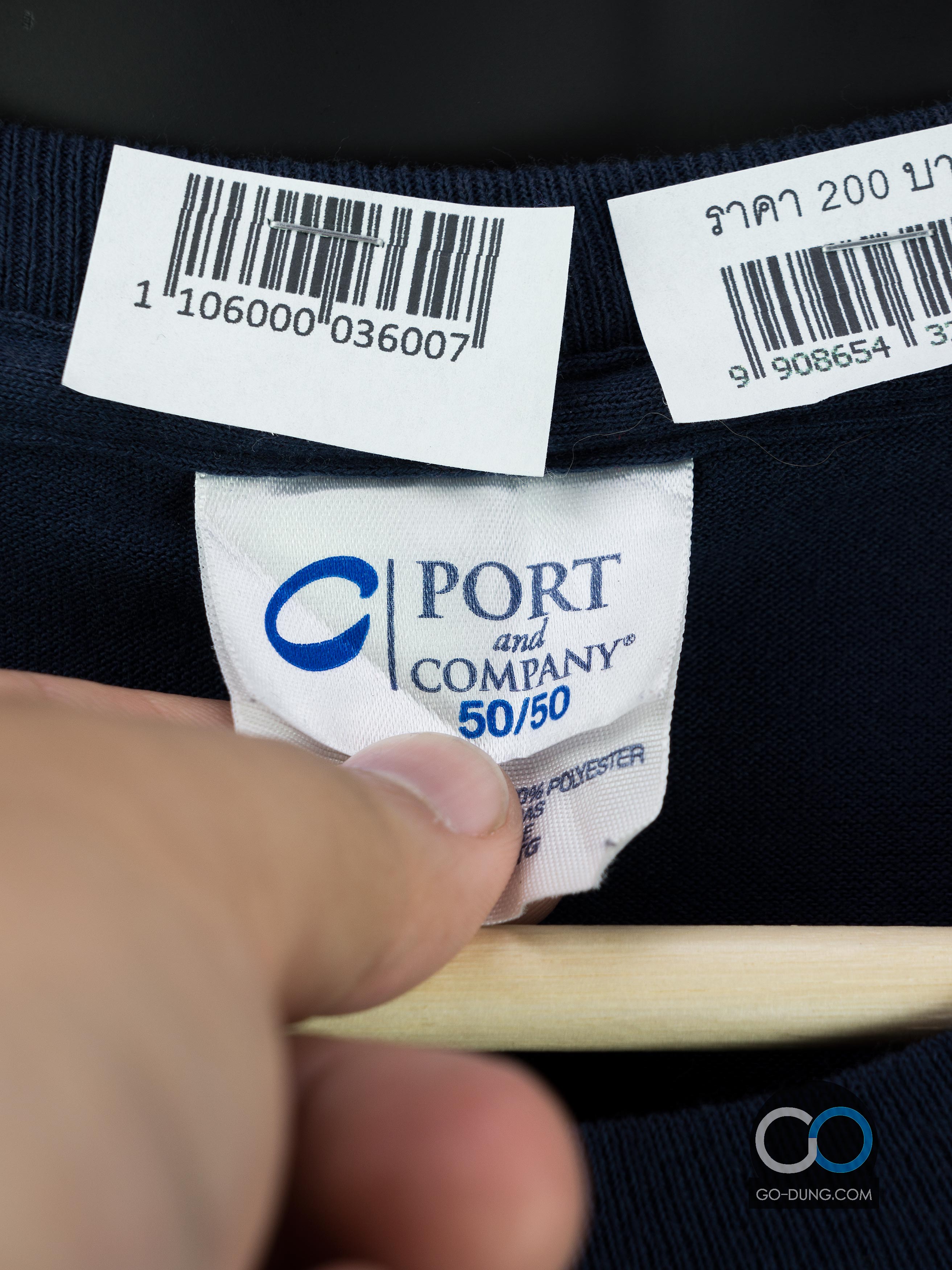 เสื้อยืดมือสอง PORT & COMPANY : UTEP TRACK & FIELD CROSS COUNTRY ผ้าบาง ผ้า 50/50