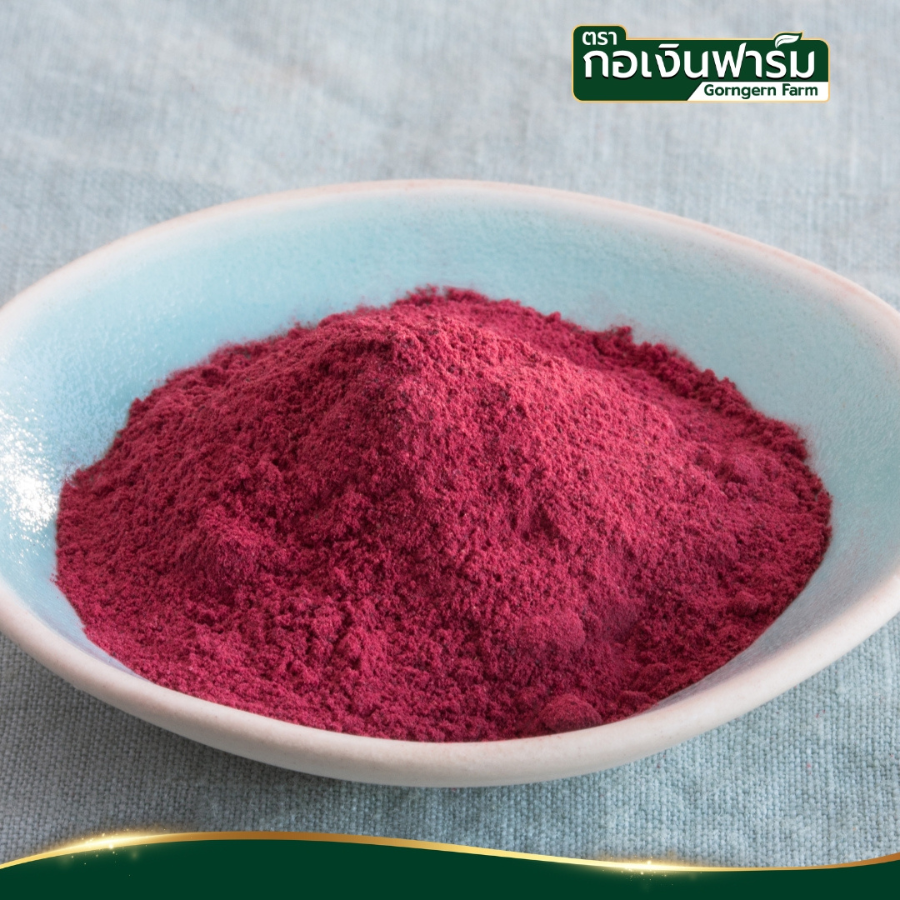 กอเงิน ฟาร์ม กระเจี๊ยบแดงผง ขนาด 200 กรัม Roselle Powder ไม่แต่งสี ไม่แต่งกลิ่น ธรรมชาติ พร้อมใช้ Gorngern Farm