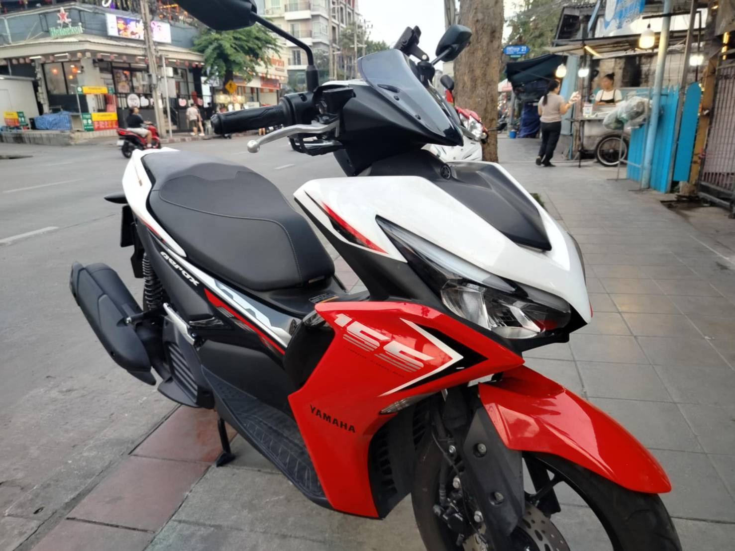 (ปิดการขายครับ) yamaha aerox wine connect รถ 7 เดือน จดกรกฎาคม 67