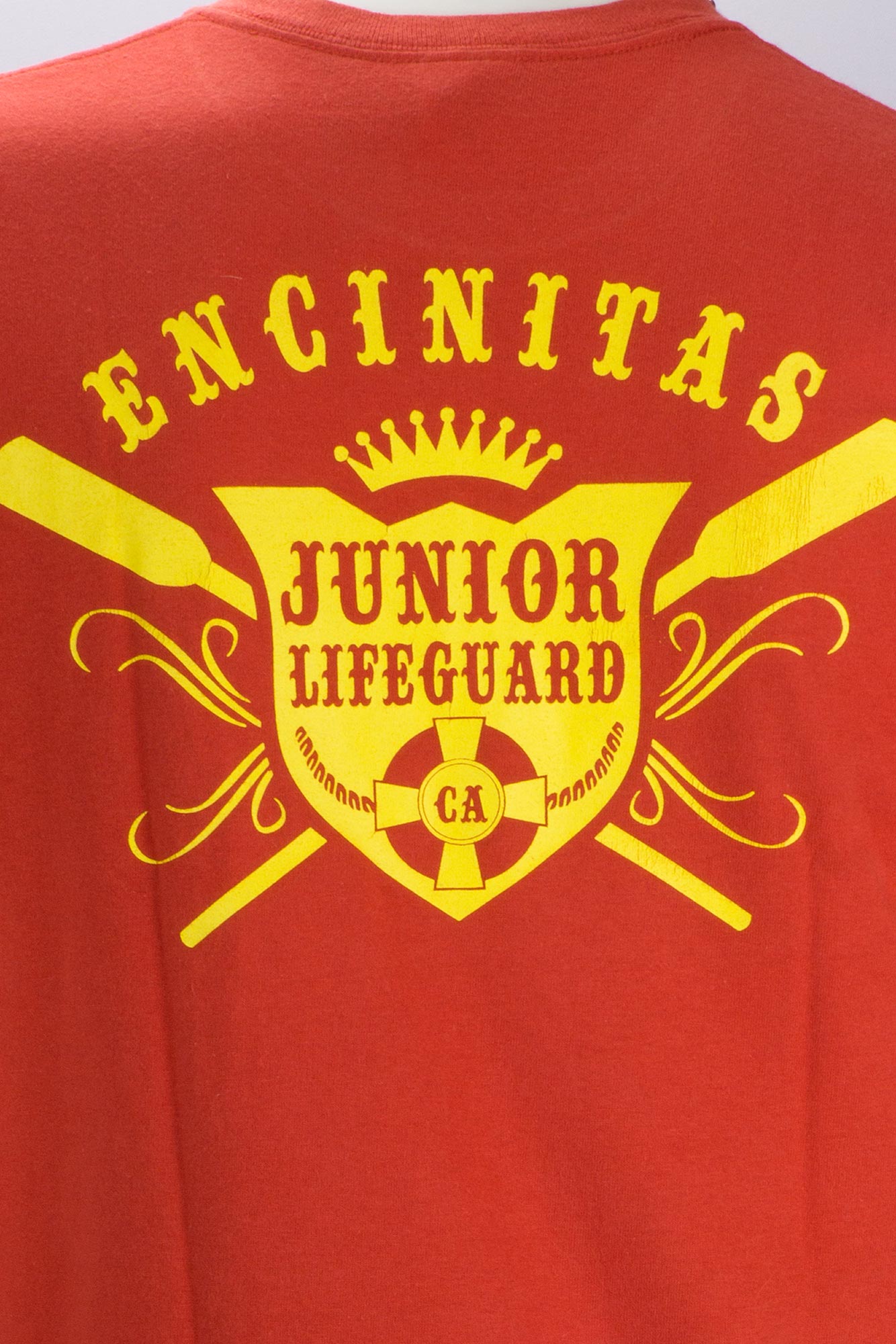 เสื้อยืดมือสอง GILDAN : ENGINITAS JUNIOR LIFE GUARD ผ้า 100 คอตตอน