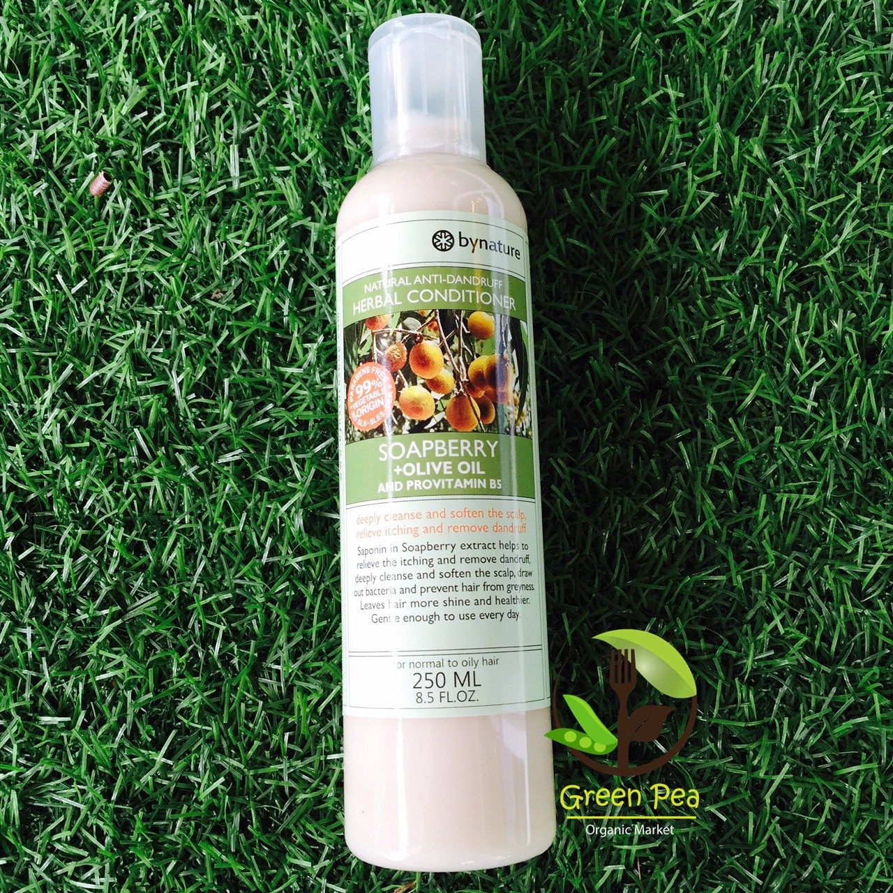 แชมพูมะคำดีควาย bynature Soapberry Herbal Shampoo ขจัดรังแค แก้คันศรีษะ รักษาชันตุ
