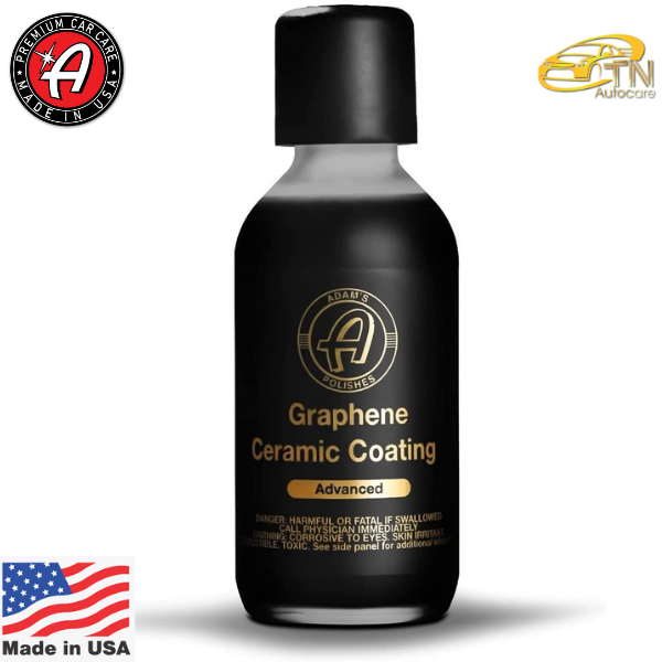 Adam's Graphene Ceramic Coating Advanced (60ml) ผลิตภัณท์อดัมส์กราฟีนน้ำยาเคลือบระดับมืออาชีพ
