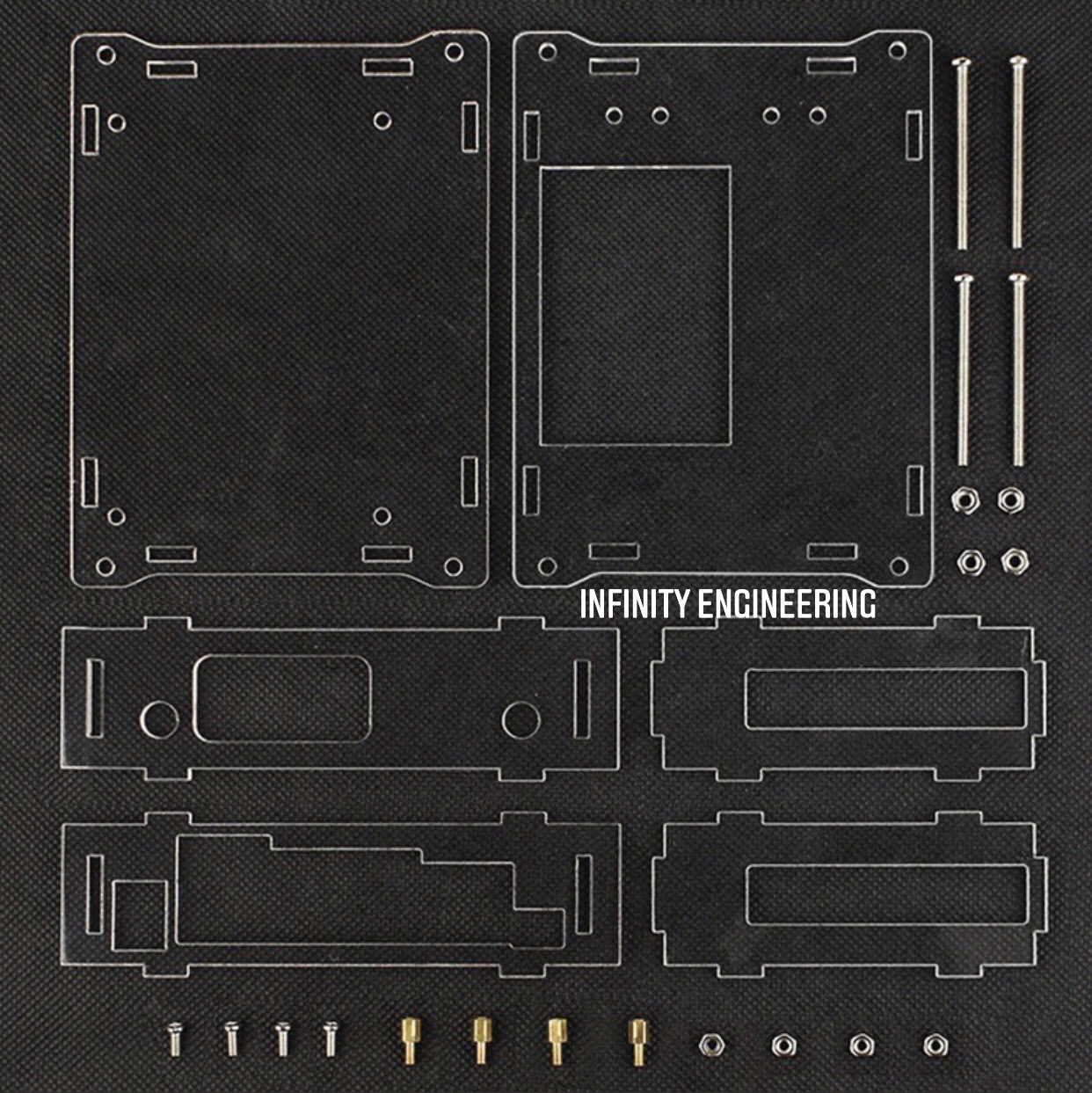 เคสอะคริลิคใสพร้อมพัดลมระบายความร้อนสําหรับ NVIDIA Jetson Nano