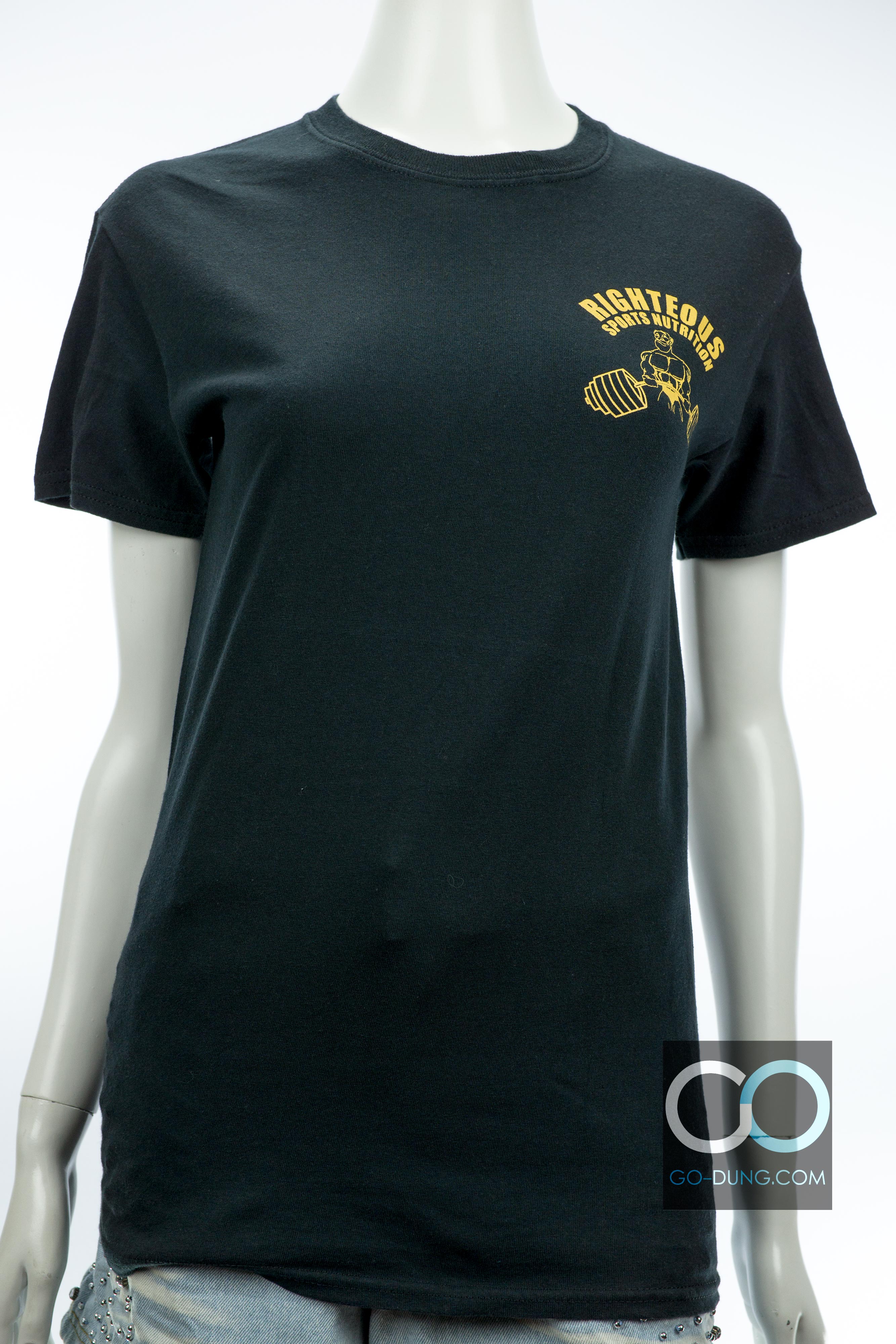 เสื้อ USA วินเทจ GILDAN : RIGHEOUS SPORTS NUTRITION ผ้า 100 คอตตอน