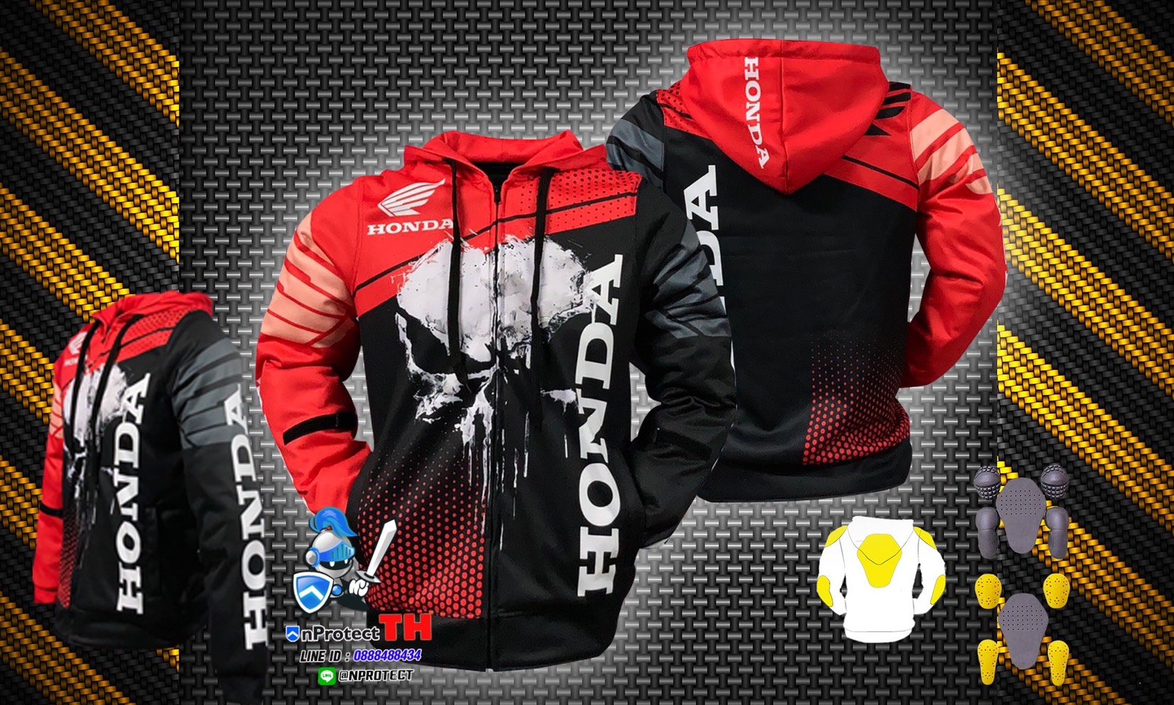 เสื้อการ์ด HONDA