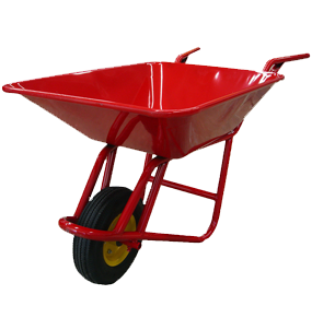 รถเข็นปูนสีแดง ล้อเดี่ยว