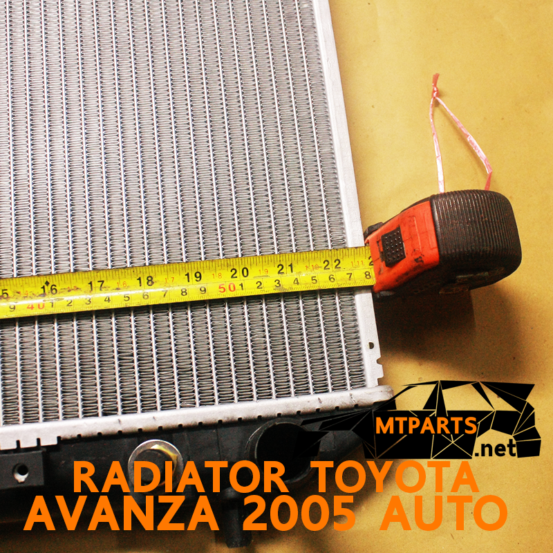 หม้อน้ำ TOYOTA AVANZA 2005 หม้อน้ำ เกียร์ออโต้ เครื่องเบนซิน RADIATOR อะไหล่รถยนต์