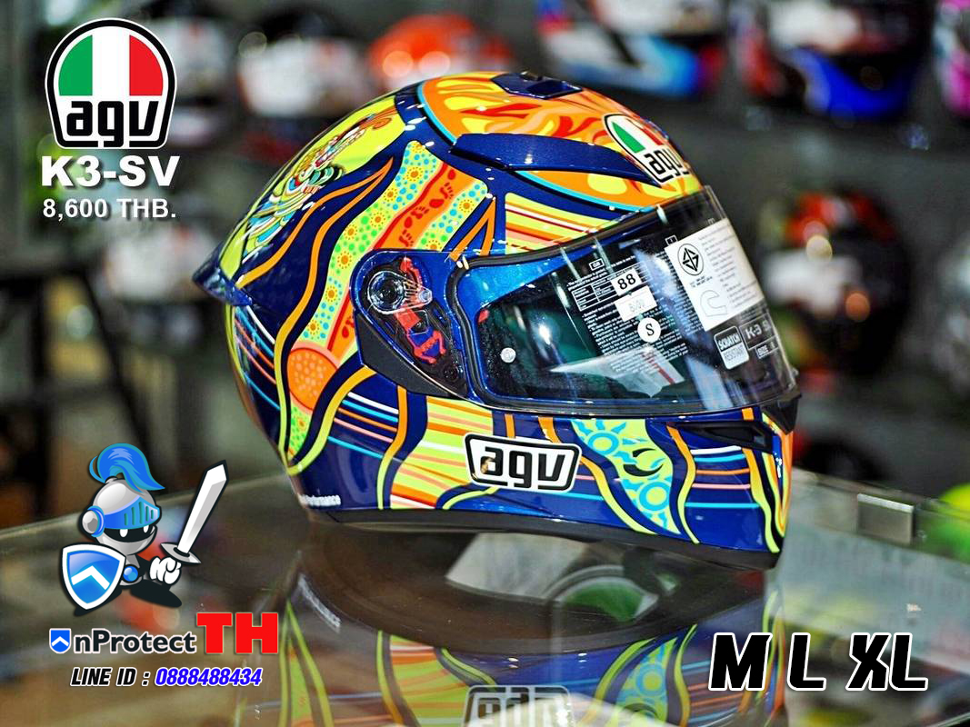 หมวกกันน็อค AGV K-3 SV GRAPHIC 2018