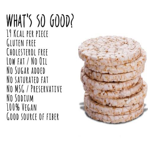 Allrite Organic rice cakes Black Grains 80g.