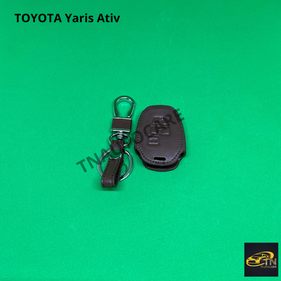 ซองกุญแจหนังสำหรับ ใส่กุญแจรีโมทรถยนต์ TOYOTA Yaris Ativ
