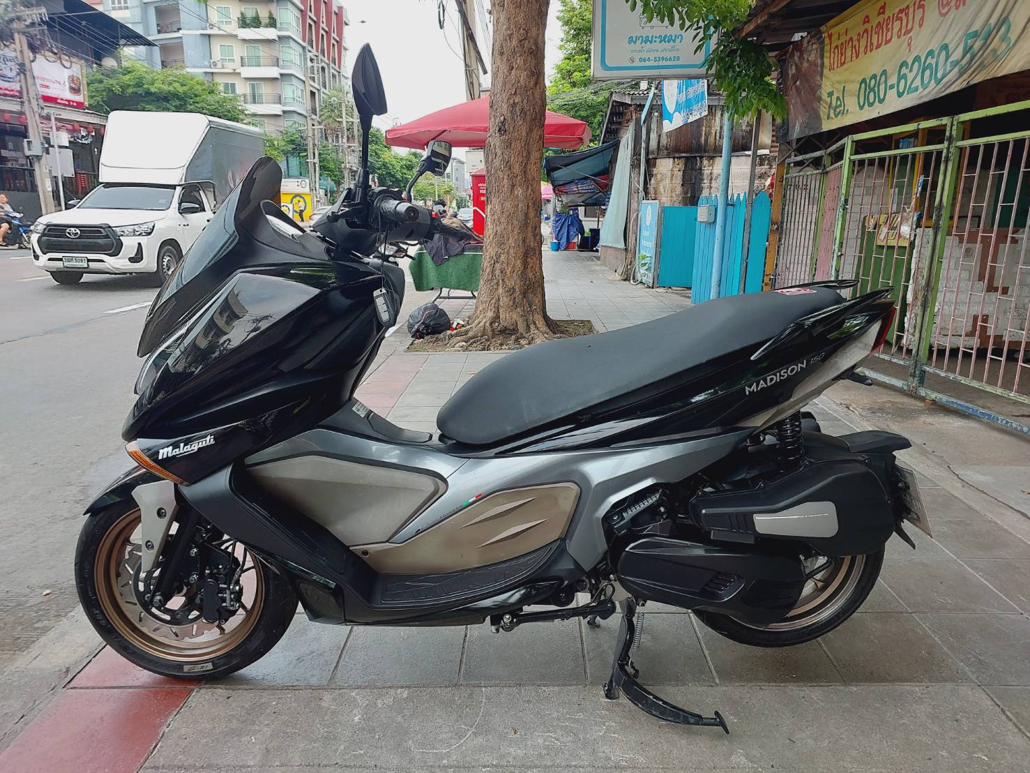 (ปิดการขาย) malaguti Madison 150 สีดำ 2023