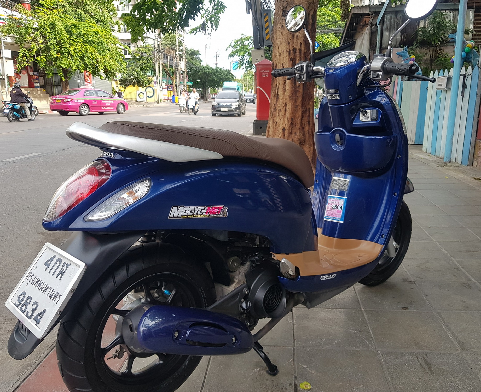 (ปิดการขาย) scoopy สีนํ้าเงิน ตัวท็อป