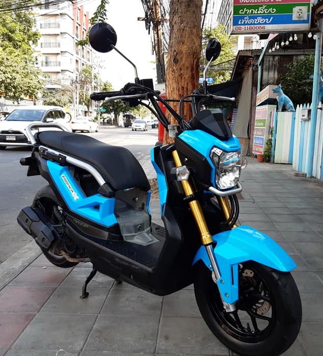(( ขายแล้วครับ )) zoomer x สีนํ้าเงิน ขอบคุณป้าฮออล์ ที่มาอุดหนุนครับ