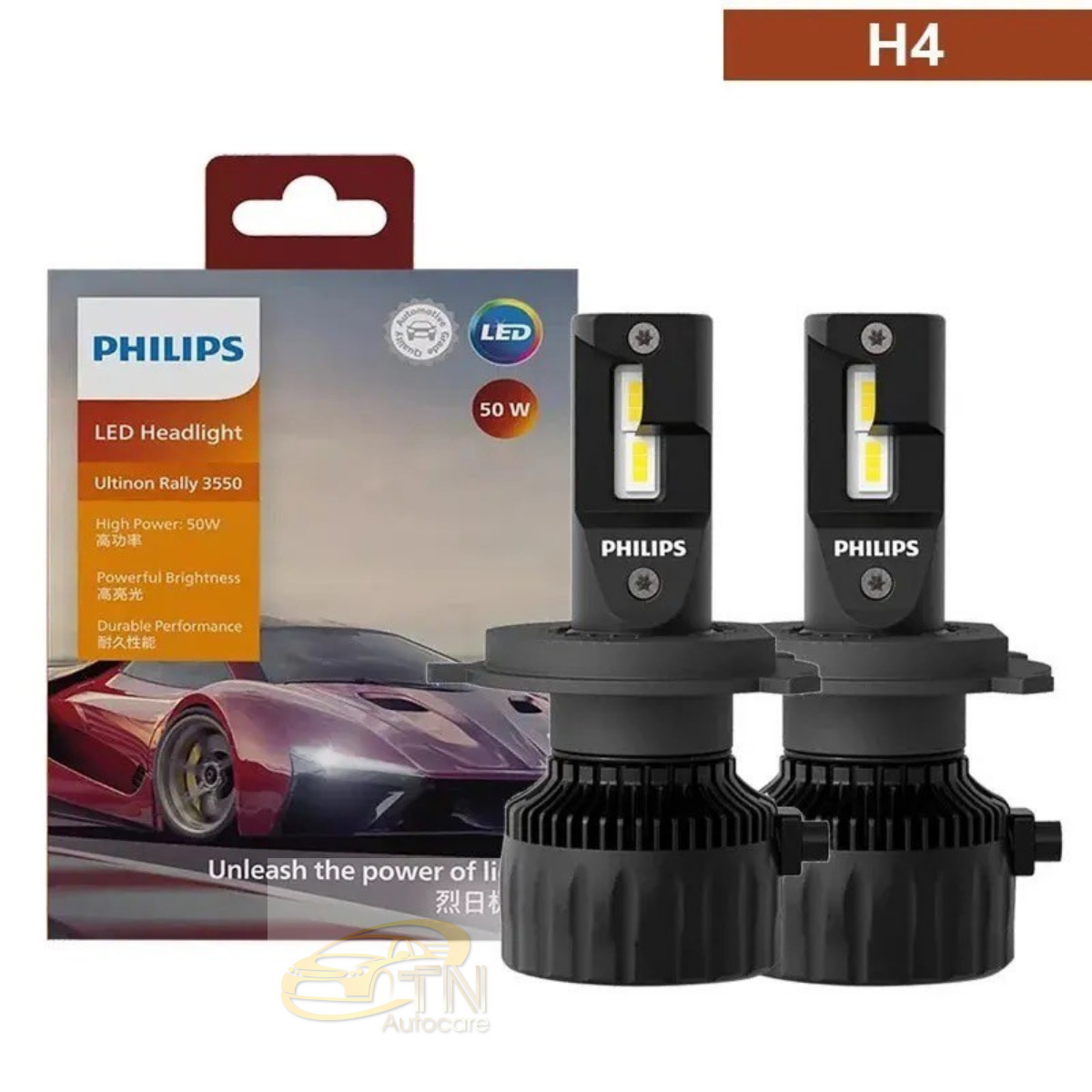 หลอดไฟหน้า PHILIPS Ultinon Rally 3550 HL-LED