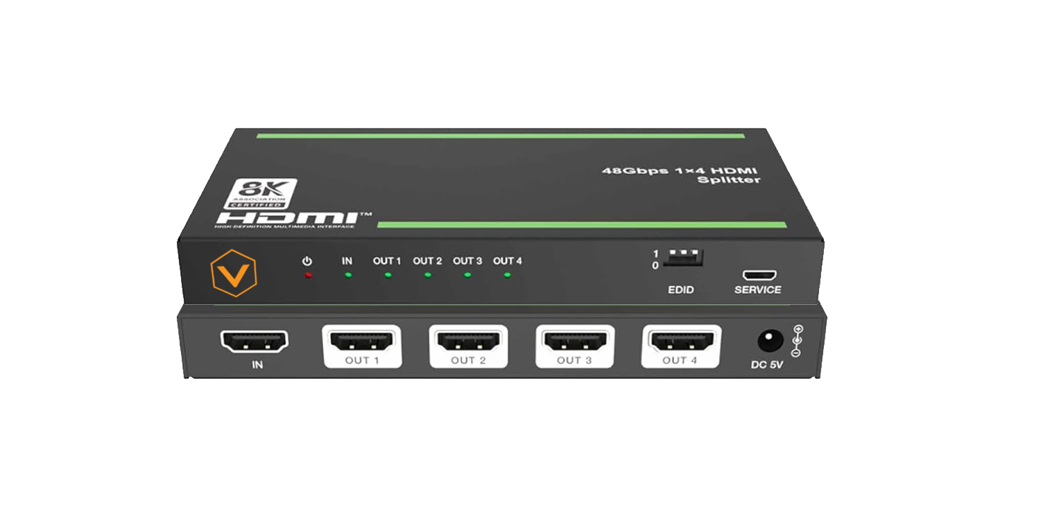 VACOTEK H-SPK14 1×4 8K HDMI Splitter