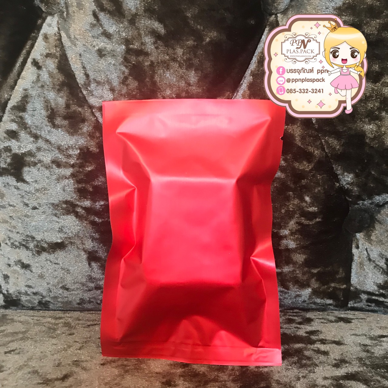 ซองฟรอยส์ สีแดง Matt เนื้อแมท ใส่สบู่ 50 g. ขนาด 4 X 6 นิ้ว