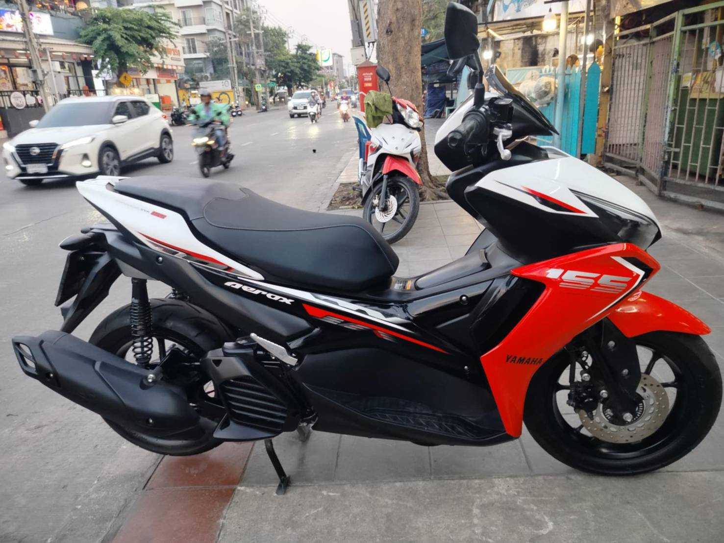 (ปิดการขายครับ) yamaha aerox wine connect รถ 7 เดือน จดกรกฎาคม 67