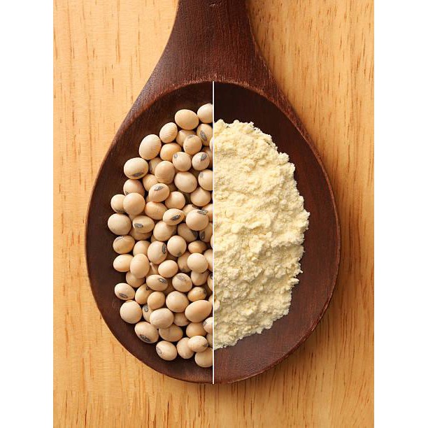 ถั่วเหลือง อบ บดผง ขนาด 400g. โปรตีนสูง สร้างกล้ามเนื้อ กระตุ้นระบบขับถ่าย Soy Bean Powder