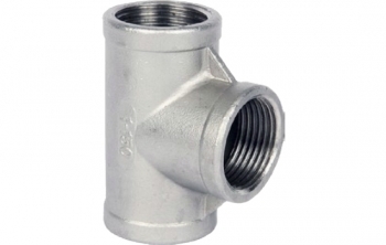 สามทางเกลียวสเตนเลส สามทางเกลียวสแตนเลส 304 TEES STAINLESS STEEL SCREWED 304
