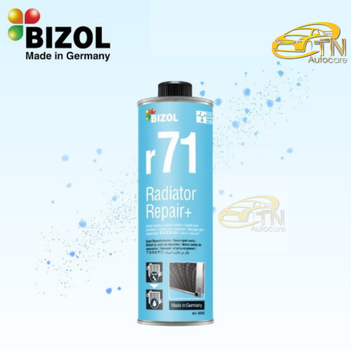 BIZOL Radiator Repair +r71 น้ำยาอุดรอยรั่วในหม้อน้ำ 250 ml.
