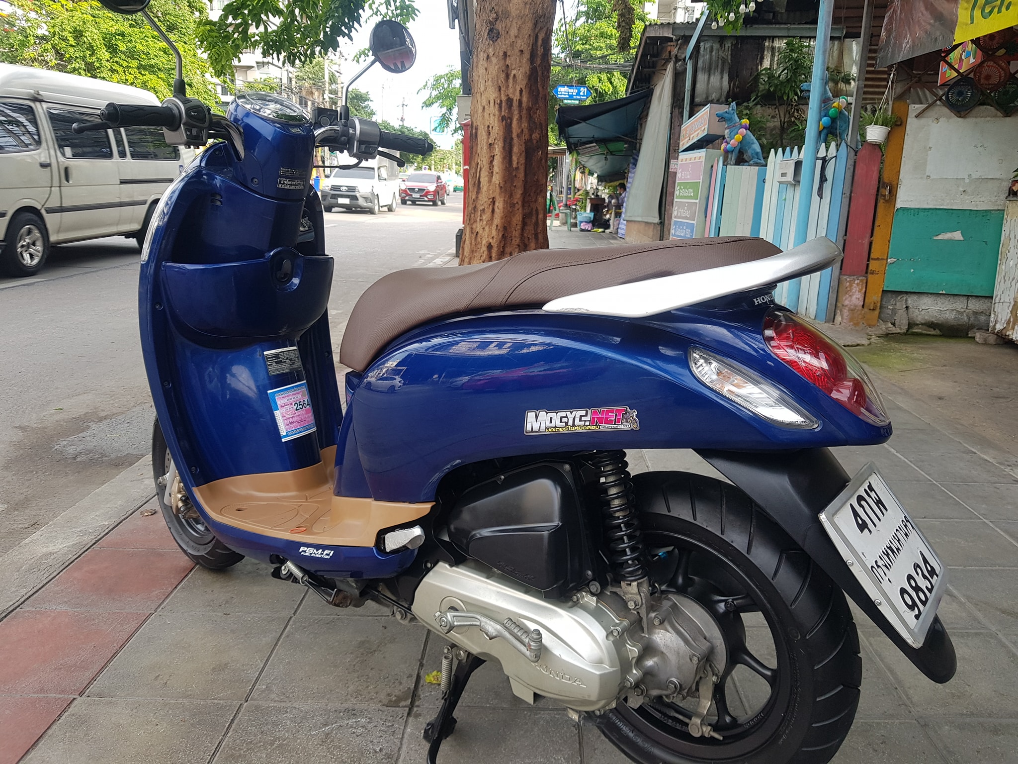(ปิดการขาย) scoopy สีนํ้าเงิน ตัวท็อป
