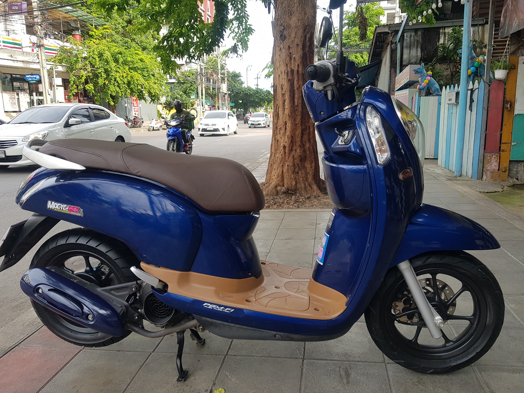 (ปิดการขาย) scoopy สีนํ้าเงิน ตัวท็อป