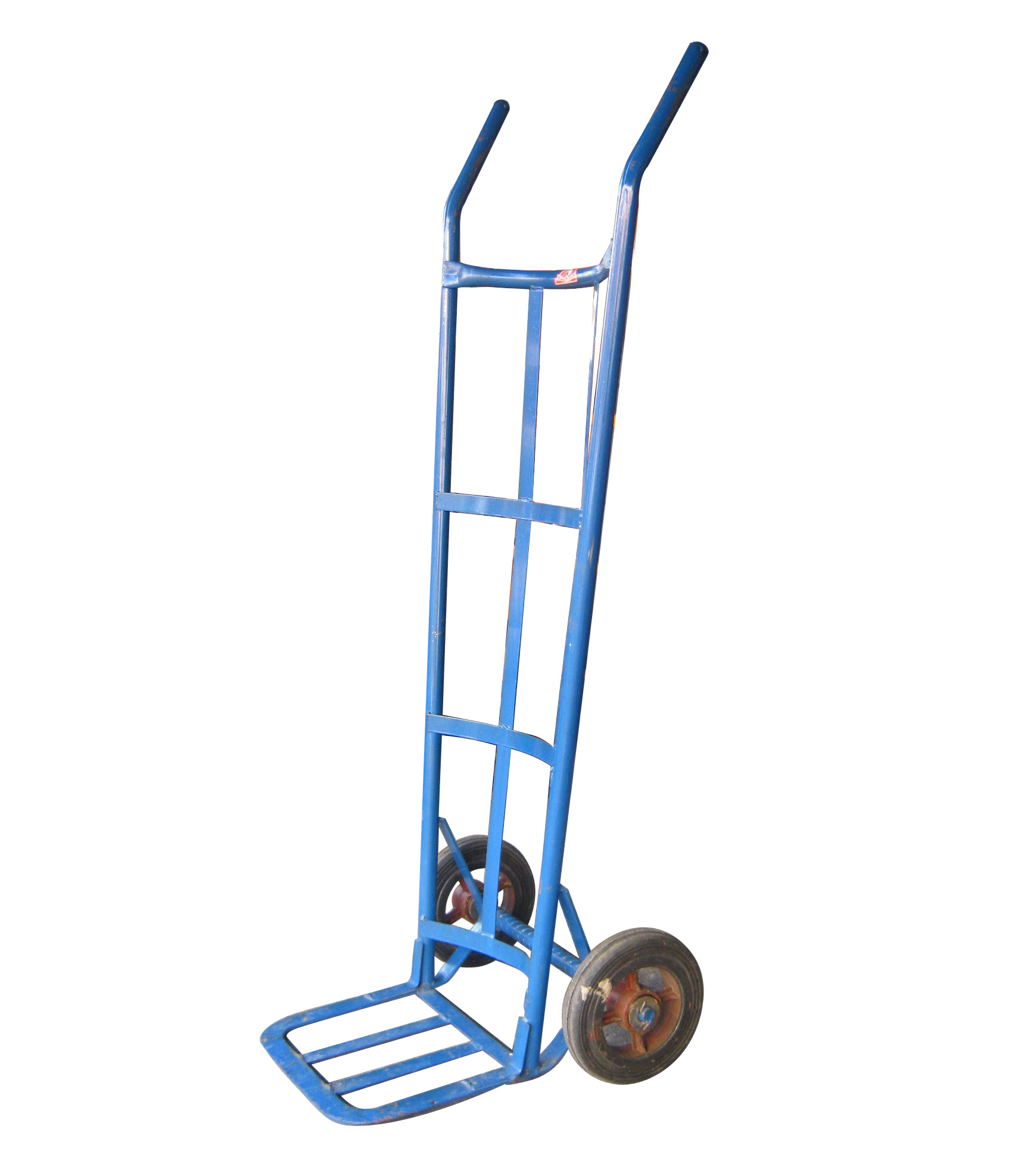 รถเข็นของ2ล้อ สีฟ้า ล้อแม็ค