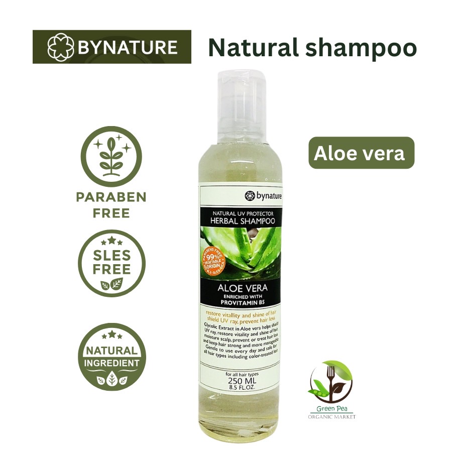 bynature แชมพูสมุนไพร ปลอดพาราเบน 7 สูตร