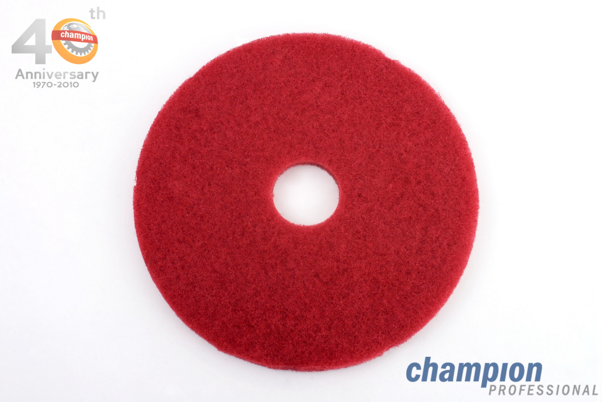 แผ่นปั่นเงาพื้น สีแดง ยี่ห้อ 3M รุ่น Red Buffer 5100 สำหรับเครื่องขนาด 18 นิ้ว