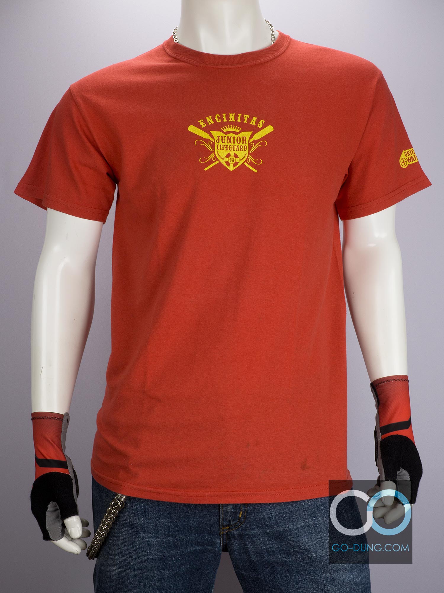 เสื้อยืดมือสอง GILDAN : ENGINITAS JUNIOR LIFE GUARD ผ้า 100 คอตตอน