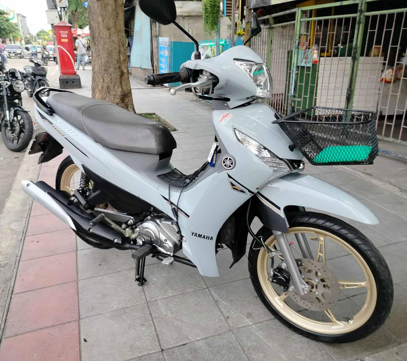 finn สีเทา ตัวใหม่ 2024 ล้อทองสวยๆจากศูนย์