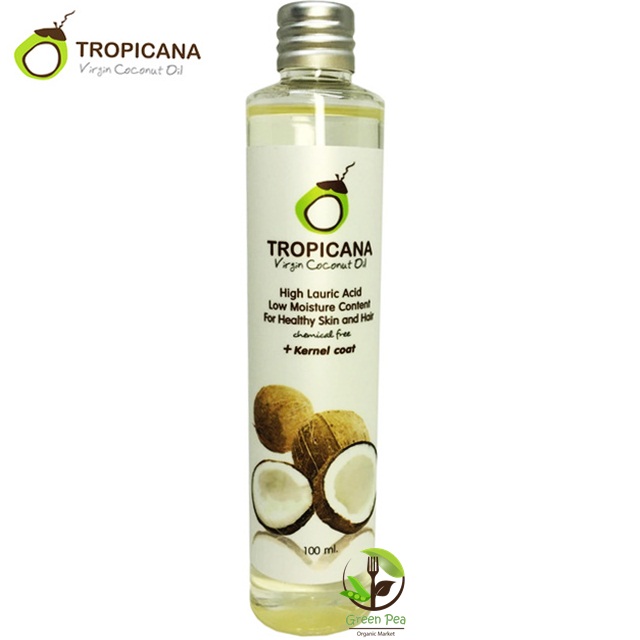 น้ำมันมะพร้าวบริสุทธิ์สกัดเย็นออร์แกนิก ขนาด 100 ML