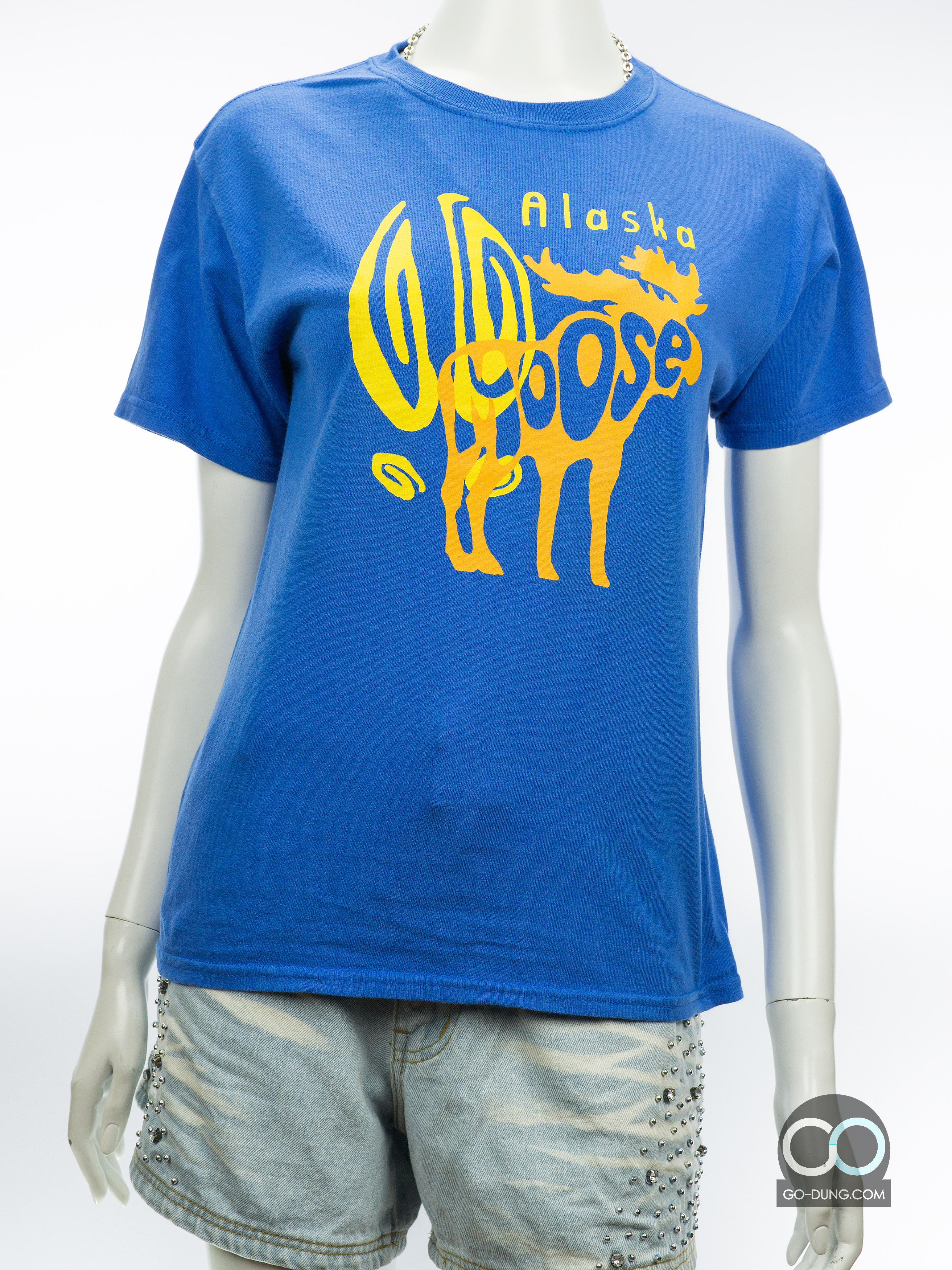 เสื้อยืดมือสอง ALASKA MOOSE ผ้า 100 คอตตอน