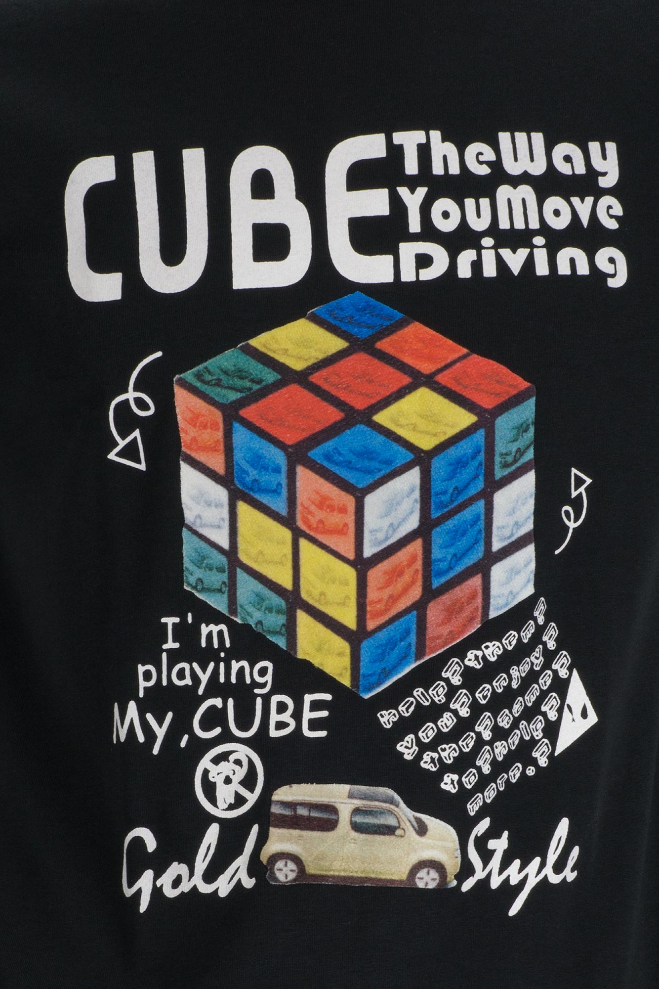 เสื้อยืดมือสอง CUBE THE WAY YOU MOVE DRIVING ผ้า 100 คอตตอน