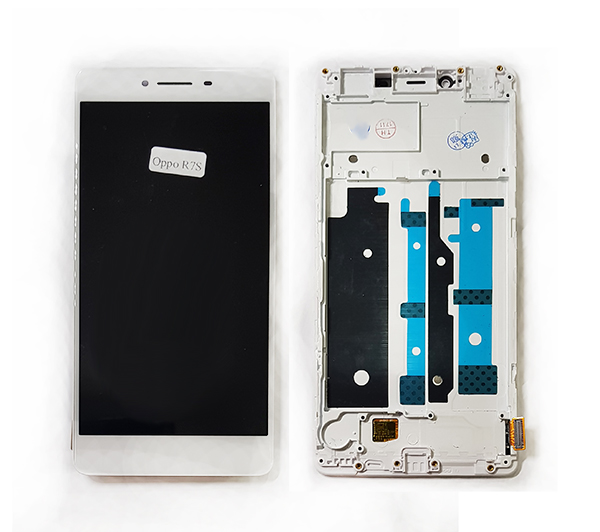 หน้าจอพร้อมทัสกรีน OPPO - R7s / *สีขาว