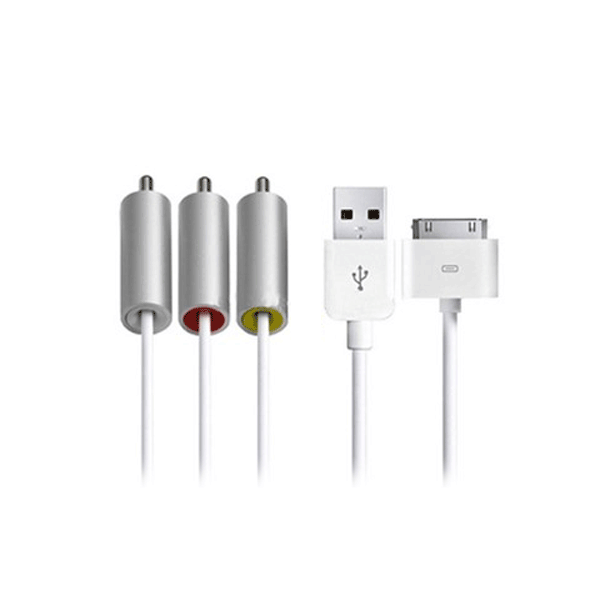 AV Cable with USB Connector for Apple iPad & iPhone