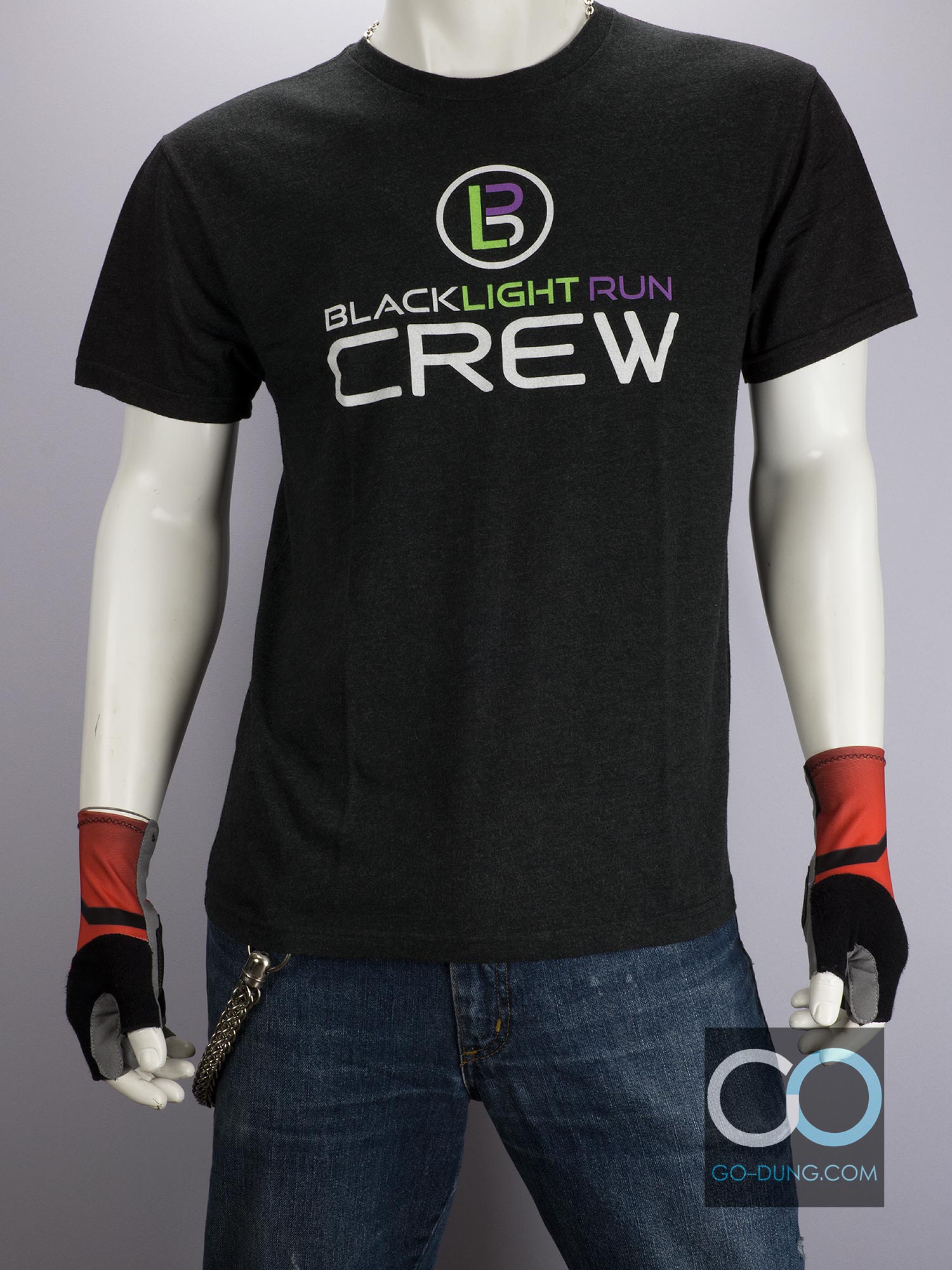เสื้อยืดผ้าบาง BLACK LIGHT RUN ผ้าผสมเรยอน ยี่ห้อ NEXT LEVEL