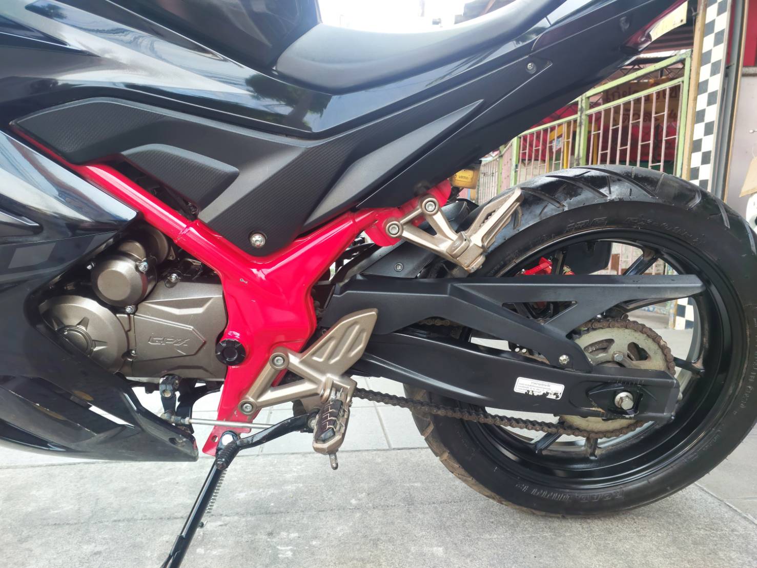 (ปิดการขายครับ ) ส่งปราจีนบุรีอีกคัน demon gr200 cc ปี 2021 สีดำเงาสวยเข้ม ดุดันอมตะ